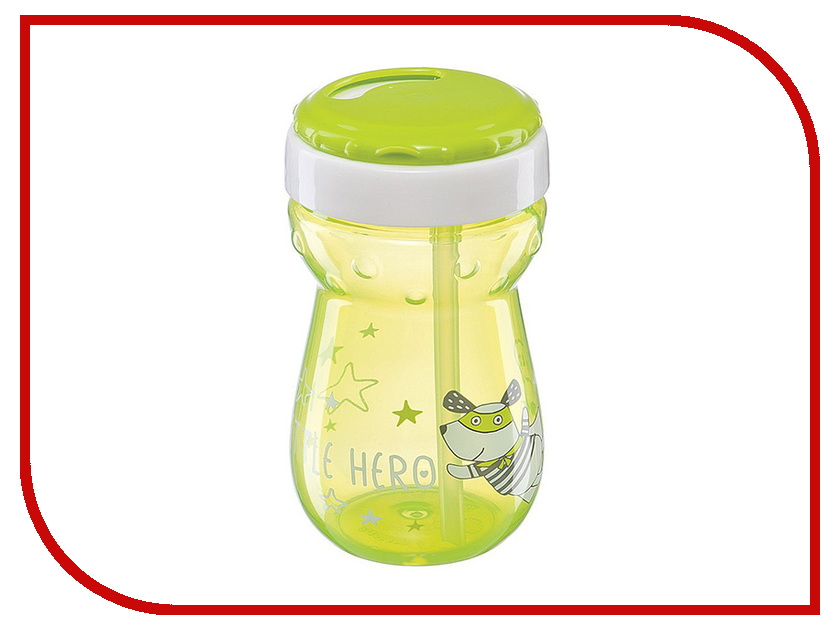 

Поильник с трубочкой Happy Baby 14011 360ml Lime, Поильник с трубочкой