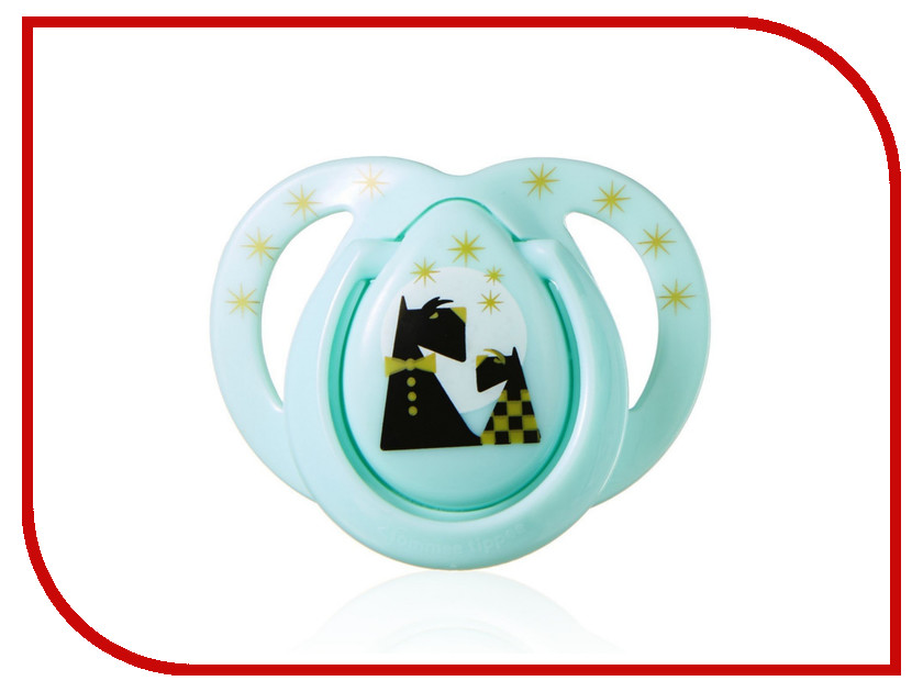 

Пустышка силиконовая Tommee Tippee Moda Собачки 0-6 мес. Light Blue 43338755