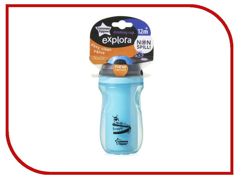 

Термочашка Tommee Tippee Explora с мягким носиком Light Blue 44713087-2