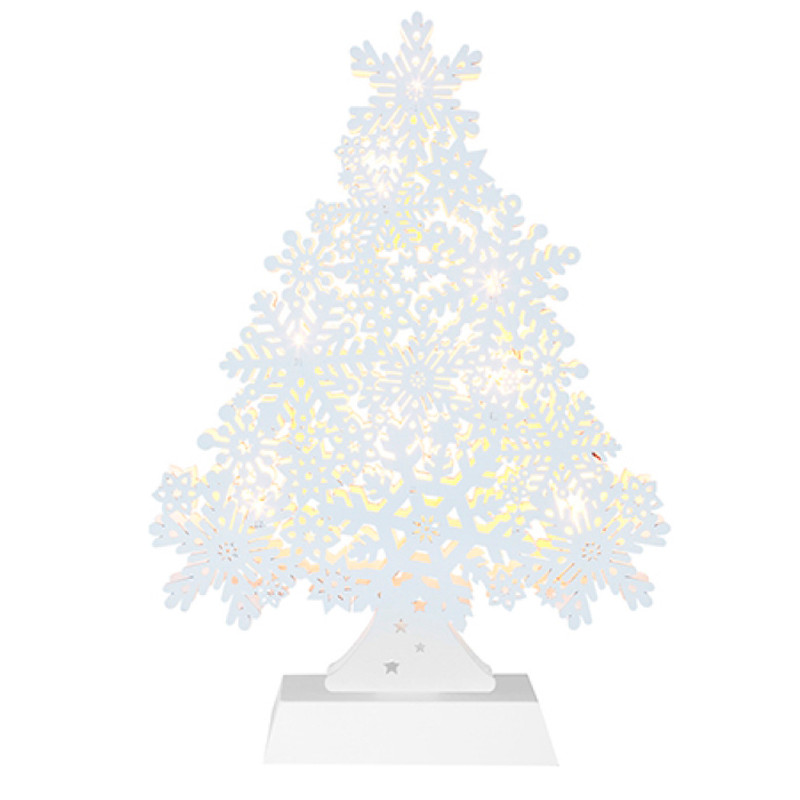 фото Светящееся украшение star trading snowflake tree white 270-55