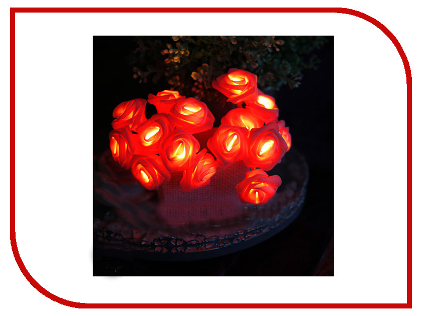 

Гирлянда Star Trading Розы в корзинке 15 LED 2.6m Red 726-31