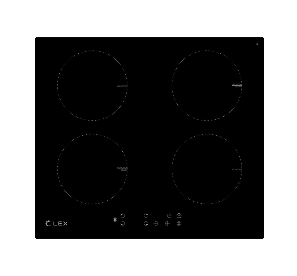 Варочная панель Lex EVI 640-1 BL Black