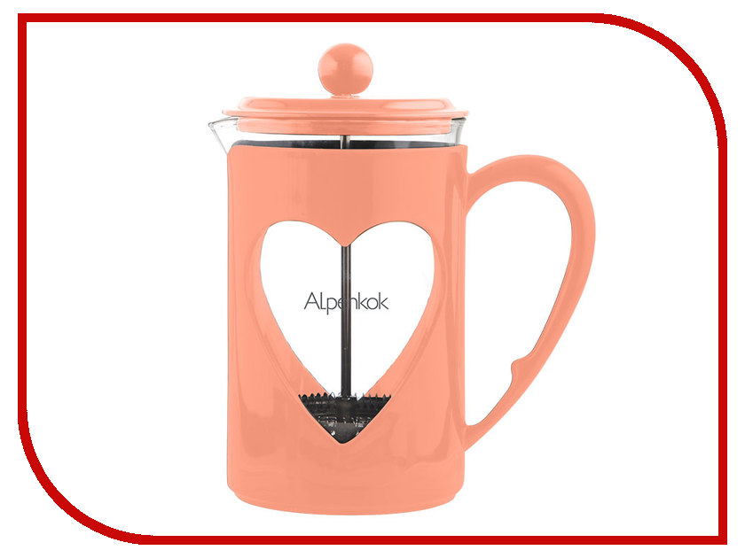 

Френч-пресс Alpenkok 800ml АК-711/80 Coral