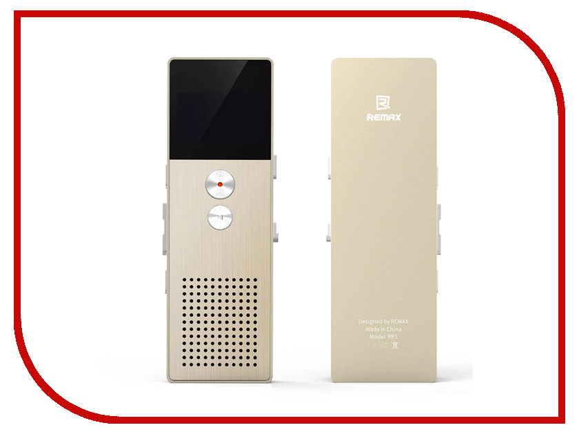 

Диктофон Remax RP-1 Gold, RP-1