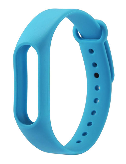 фото Aксессуар Ремешок Red Line for Xiaomi Mi Band 2 Silicone Light Blue УТ000013458