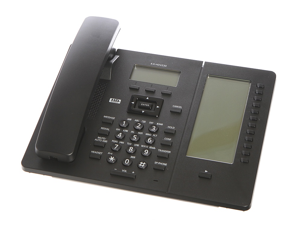 фото VoIP оборудование Panasonic KX-HDV230RUB Black