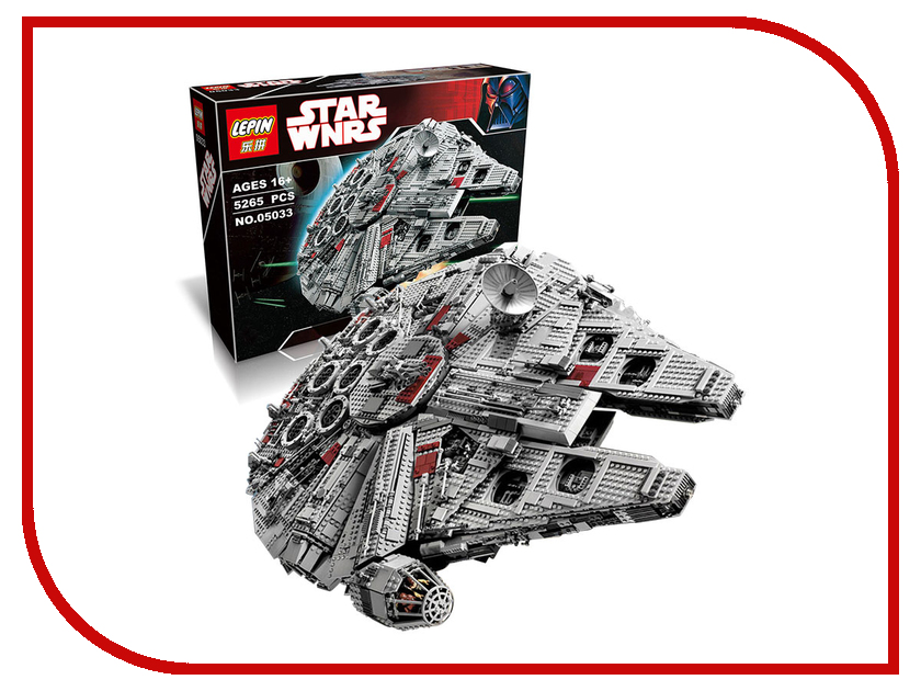 

Конструктор Lepin Star Wnrs Большой Сокол Тысячелетия 5265 дет. 05033