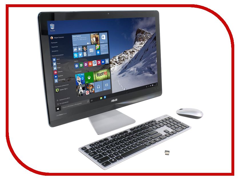 фото Моноблок ASUS Zen AiO ZN220ICGK-RA030T 90PT01N1-M02680 (Intel Core i5-7200U 2.5 GHz/12288Mb/1000Gb + 128Gb SSD/nVidia GeForce 930MX 2048Mb/Wi-Fi/Cam/22/1920x1080/Windows 10)