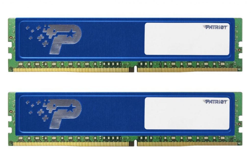 

Модуль памяти Patriot Memory DDR4 DIMM 2400MHz PC4-19200 CL17 - 8Gb KIT (2x4Gb) PSD48G2400KH, PSD48G2400KH