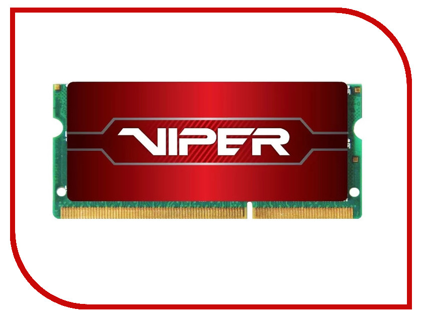 

Модуль памяти Patriot Memory DDR4 SO-DIMM 2800MHz PC4-19200 CL18 - 8Gb PV48G280C8S