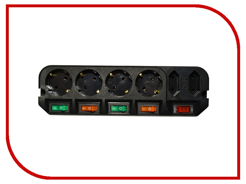 

Сетевой фильтр Most ARG 6 Sockets 3m Black