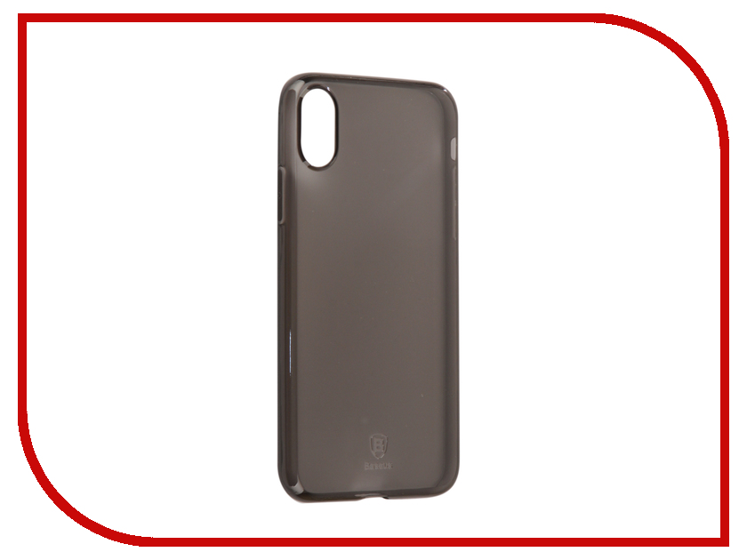 фото Аксессуар Чехол Baseus Simple Clean TPU для APPLE iPhone X Transparent Black ARAPIPHX-B01