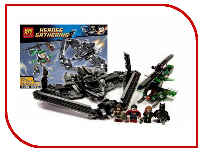 

Конструктор Lele Heroes Gathering Поединок в небе 555 дет. 79292