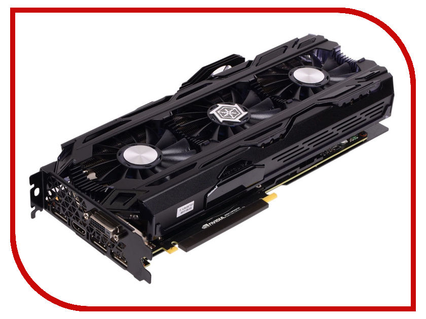 

Видеокарта Inno3D GeForce GTX 1080 Ti iChill X4 1569Mhz PCI-E 3.0 11264Mb 11400Mhz 352 bit 3xDP DVI HDMI HDCP C108T4C-1SDN-Q6MNX