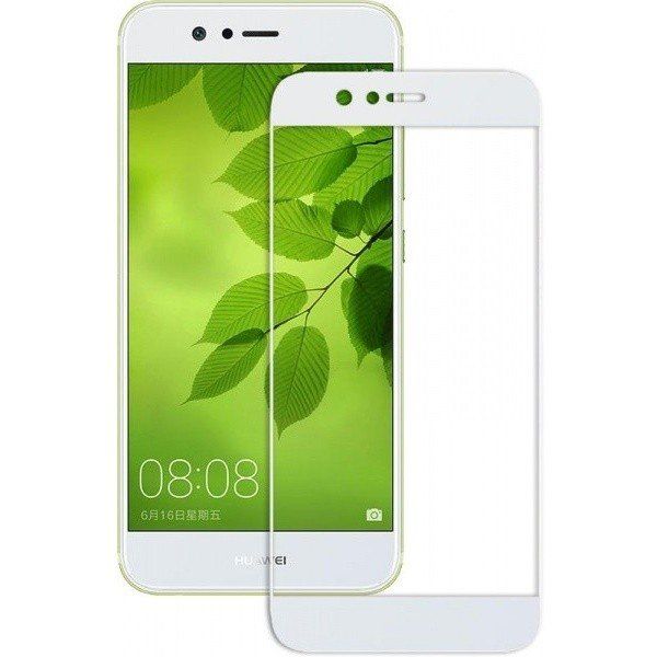 

Аксессуар Закаленное стекло DF для Huawei Nova 2 Full Screen hwColor-18 White, hwColor-18