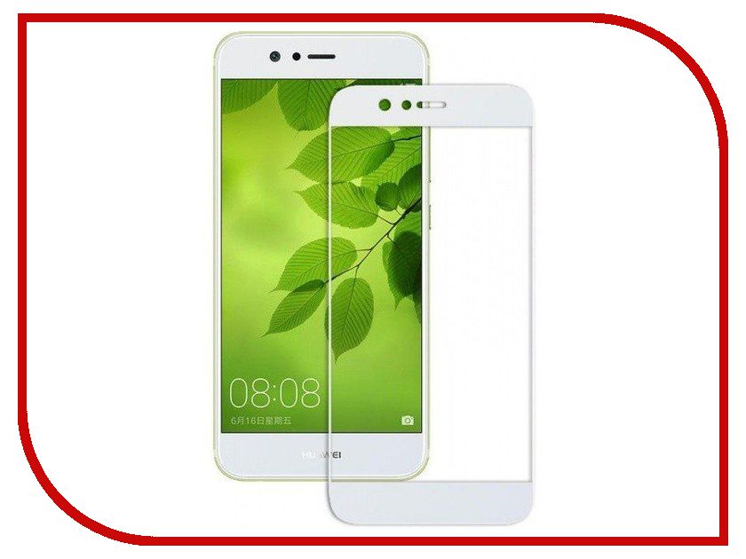 

Аксессуар Закаленное стекло Huawei Nova 2 Plus DF Full Screen hwColor-19 White