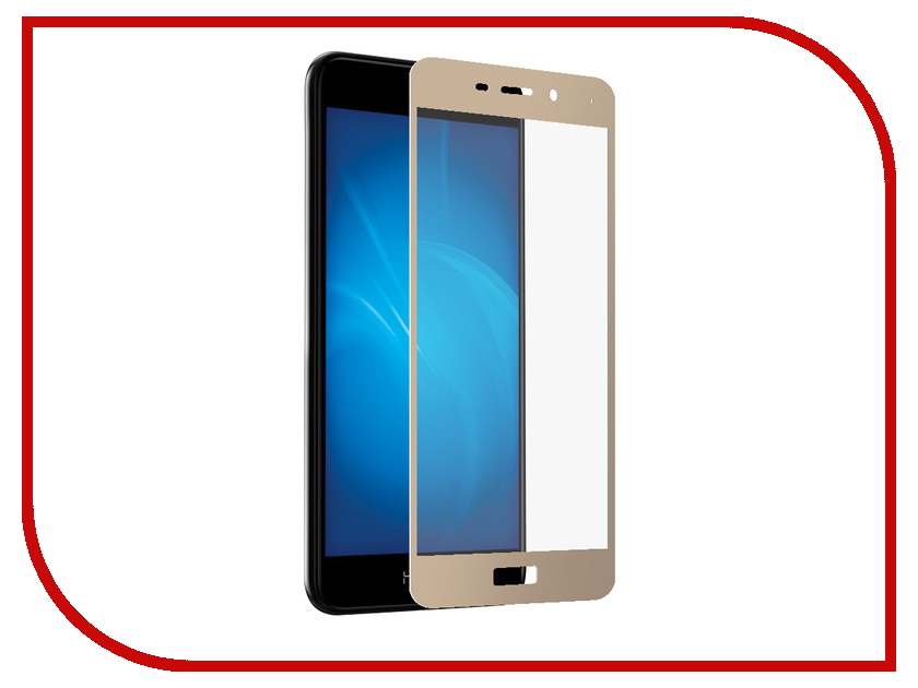 

Аксессуар Закаленное стекло Huawei Honor 6C Pro DF Full Screen hwColor-22 Gold