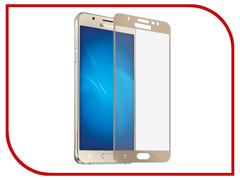 

Аксессуар Защитное стекло Samsung Galaxy J3 2017 Onext с рамкой Gold 41440