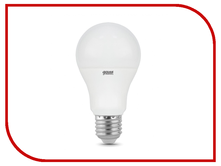 

Лампочка Gauss Elementary 12W A60 E27 6500K 23232