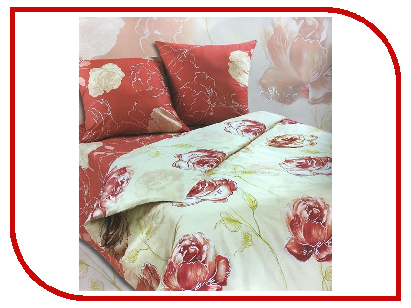 

Постельное белье Экзотика Леди Комплект Евро Поплин