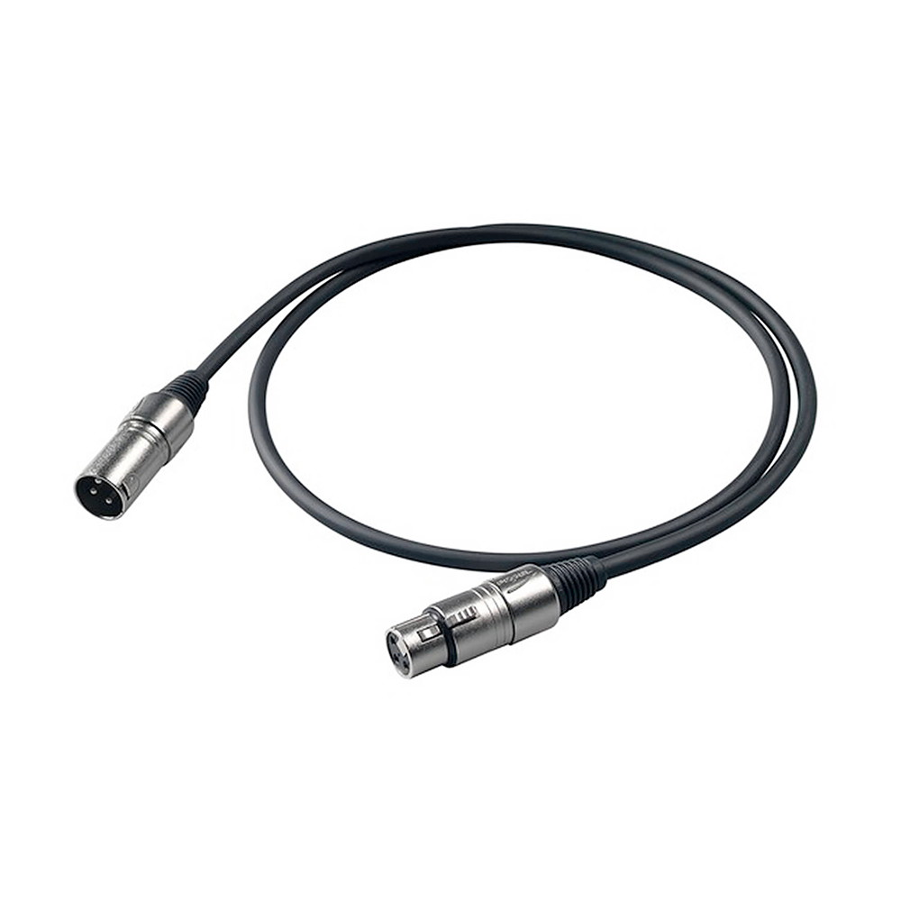 фото Шнур proel xlr m - xlr f bulk250lu2 2m