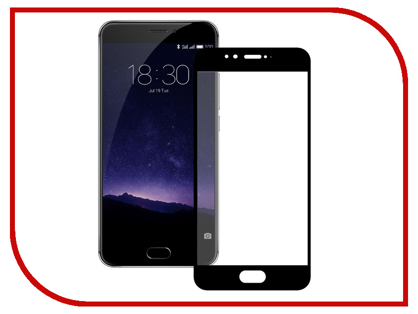 

Аксессуар Защитное стекло Meizu M3S Innovation 2D Colorful Black