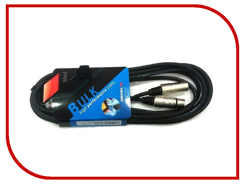 

Шнур Proel XLR M - XLR F BULK250LU20 20m