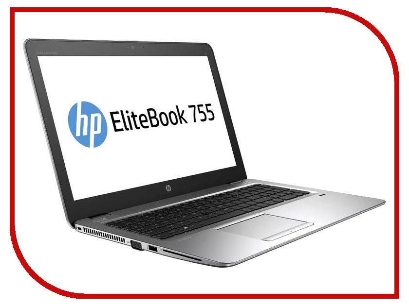 фото Ноутбук HP EliteBook 755 G4 Z2W12EA (AMD Pro A12-9800B 2.7GHz/8192Mb/256Gb SSD/AMD Radeon R7/Wi-Fi/Bluetooth/Cam/15.6/1920x1080/Windows 10 64-bit)