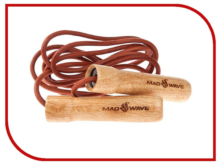 фото Скакалка Mad Wave Wooden Skip Rope Brown M1321 04 0 00W