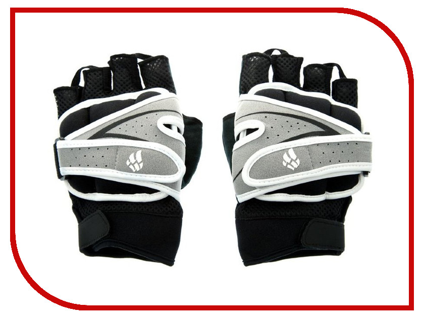 фото Перчатки для фитнеса Mad Wave Weighter Gloves S Black-Grey M1391 11 4 17W