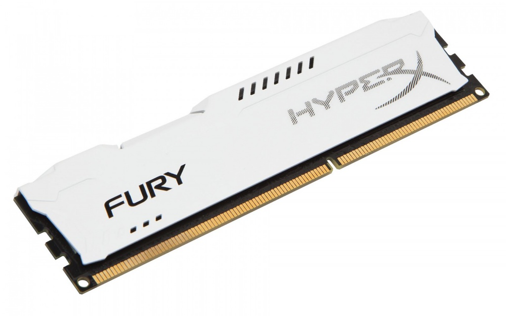 фото Модуль памяти Kingston HyperX Fury White Series DDR4 DIMM 2666MHz PC4-21300 CL16 - 8Gb HX426C16FW2/8