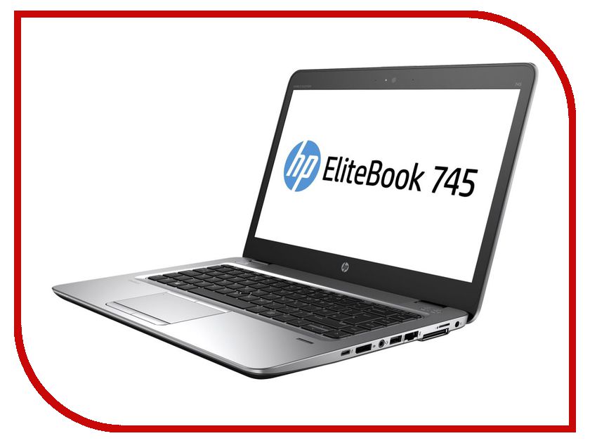 фото Ноутбук HP EliteBook 745 G4 Z2W04EA Silver (AMD A12-9800B 2.7 GHz/8192Mb/256Gb SSD/No ODD/AMD Radeon R7/Wi-Fi/Bluetooth/Cam/14/1920x1080/Windows 10 Pro)