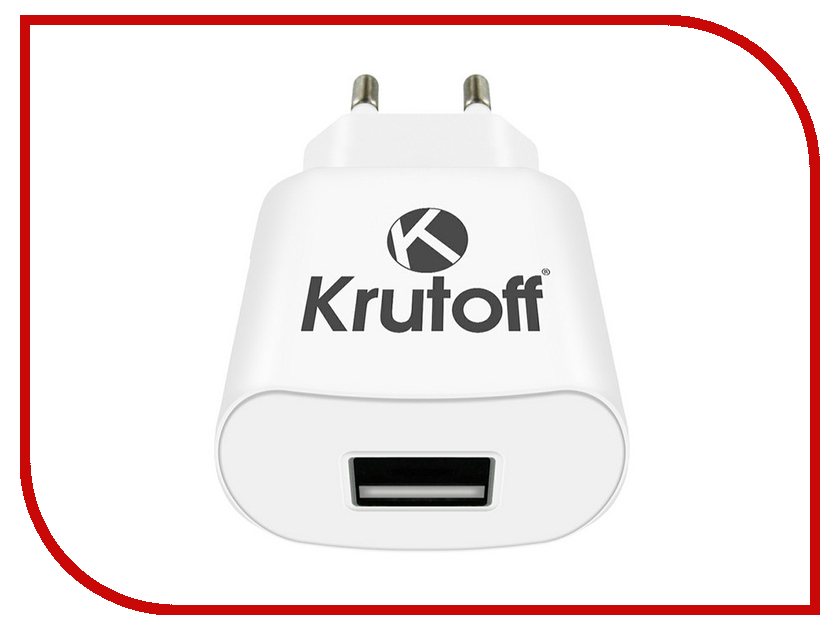 фото Зарядное устройство Krutoff CH-14 1xUSB 1A 02179