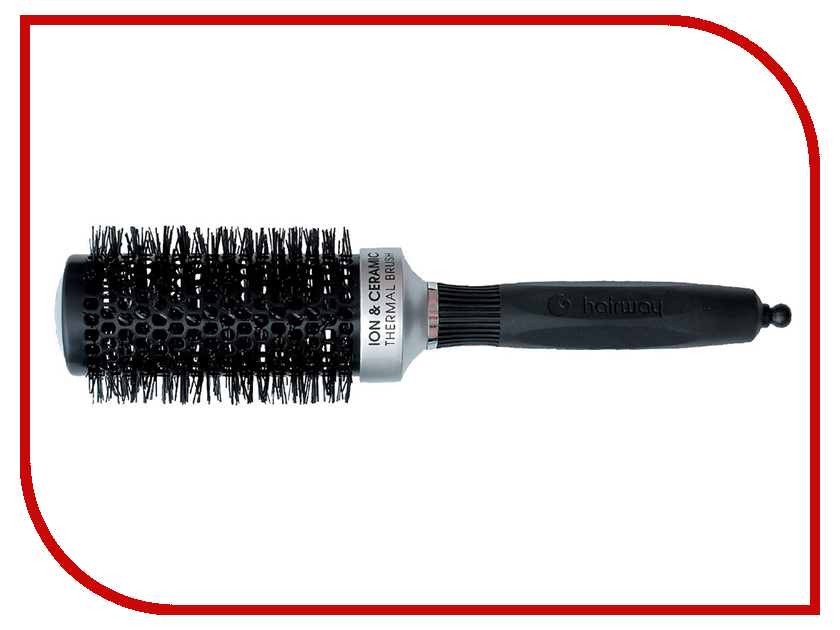 

Брашинг для волос HairWay Ion Ceramic Black 07220