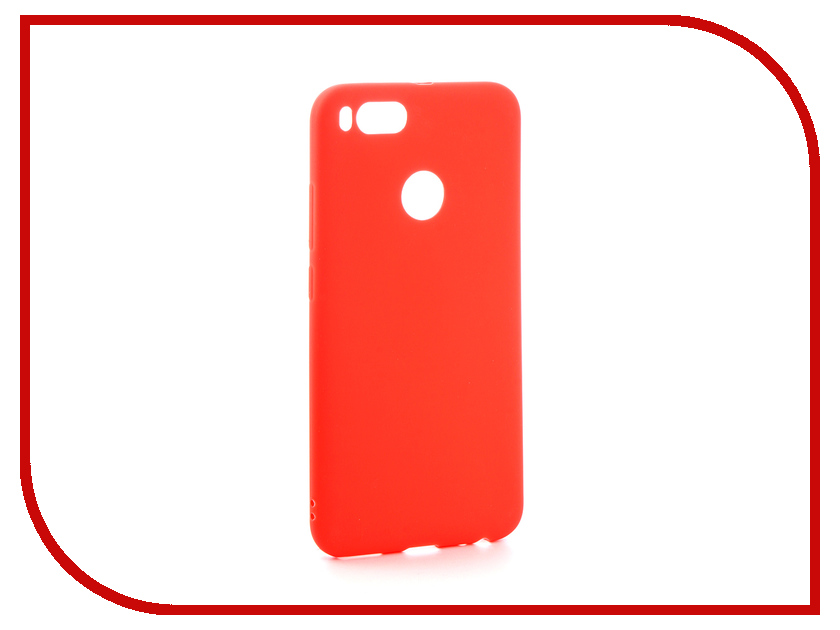 фото Аксессуар Чехол Xiaomi Mi A1 / Mi5X Zibelino Soft Matte Red ZSM-XIA-MIA1-RED