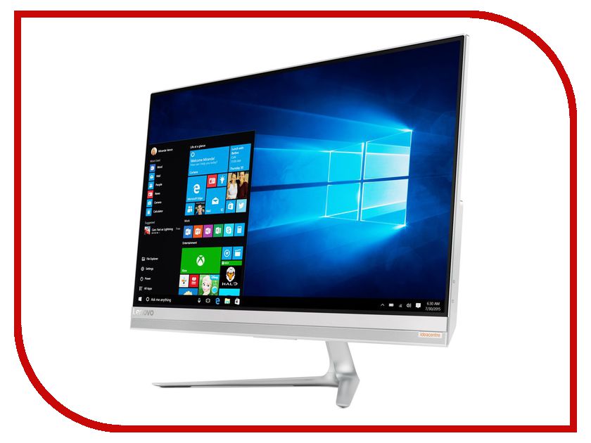 фото Моноблок Lenovo IdeaCentre AIO 520S-23IKU F0CU0027RK (Intel Core i5-7200U 2.5 GHz/8192Mb/256Gb SSD/nVidia GeForce 930A 2048Mb/Wi-Fi/Bluetooth/Cam/23.0/1920x1080/Windows 10 64-bit)