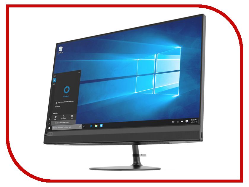 фото Моноблок Lenovo IdeaCentre AIO 520-24IKL F0D1001JRK (Intel Core i3-7100T 3.4 GHz/4096Mb/1000Gb/DVD-RW/AMD Radeon 530 2048Mb/Wi-Fi/Bluetooth/Cam/23.8/1920x1080/Windows 10 64-bit)