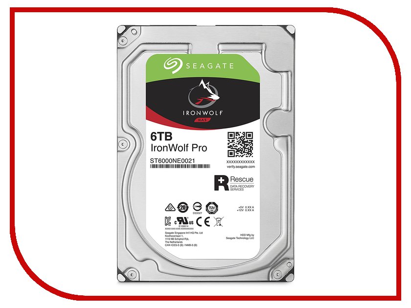 фото Жесткий диск 6Tb - Seagate IronWolf Pro ST6000NE0021