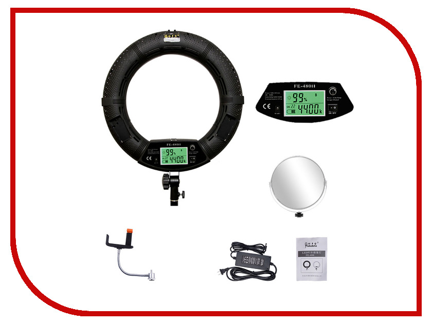 

Комплект студийного света Okira LED-Ring FE 480 PRO