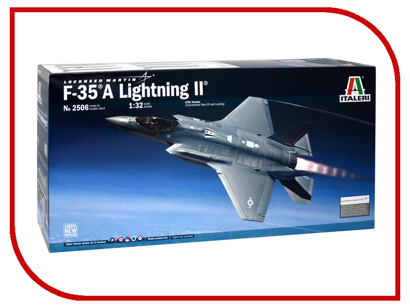 

Сборная модель Italeri Военный Самолёт Lockheed F-35A Lightning II 2506