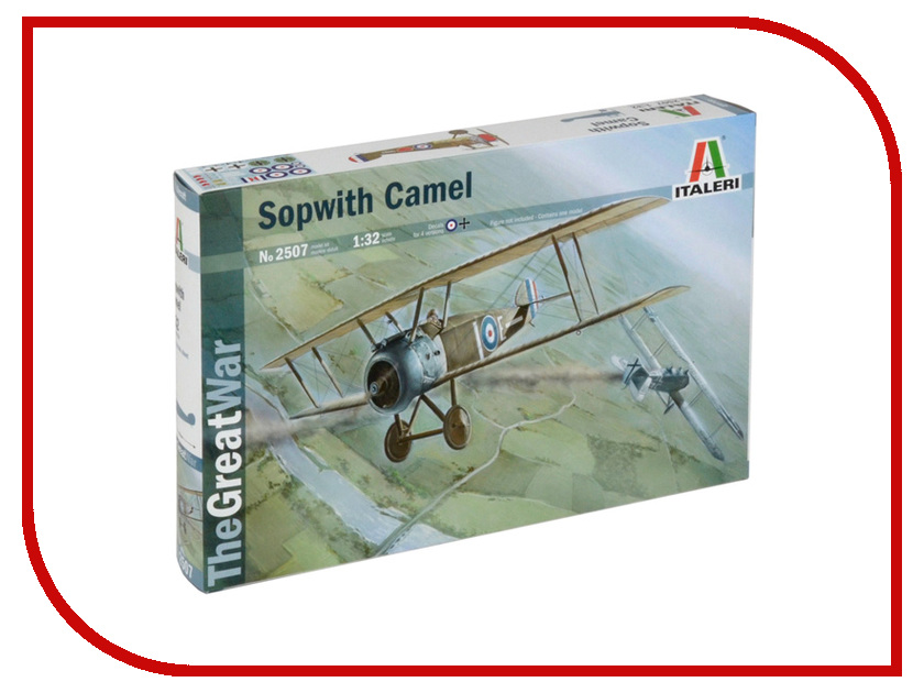 

Сборная модель Italeri Самолёт Sopwith Camel Первая Мировая 2507