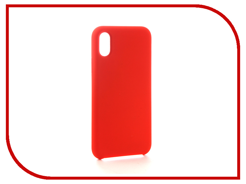фото Аксессуар Чехол-накладка Smarterra Marshmallow Cover Red RTL для APPLE iPhone X MMIPXRDR