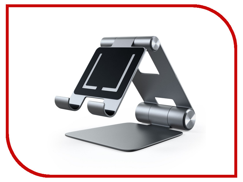 фото Аксессуар Подставка Satechi R1 Aluminum Hinge Holder Foldable Stand для APPLE iPad Grey ST-R1M