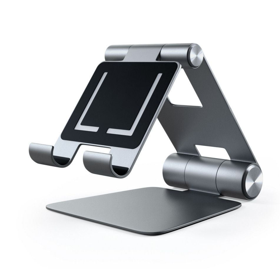 

Подставка Satechi для APPLE iPad R1 Aluminum Hinge Holder Foldable Stand Grey ST-R1M, ST-R1M