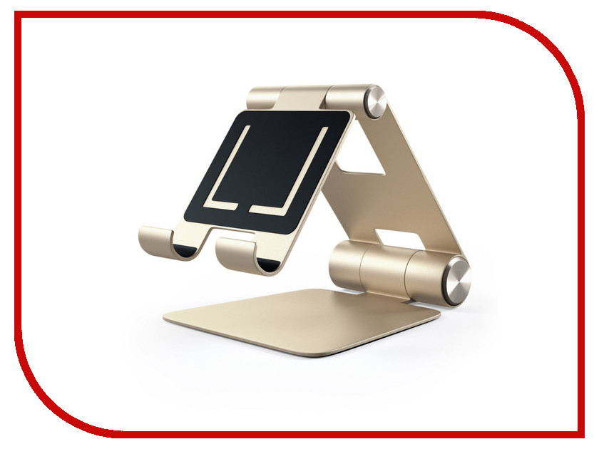фото Аксессуар Подставка Satechi R1 Aluminum Hinge Holder Foldable Stand для APPLE iPad Gold ST-R1G