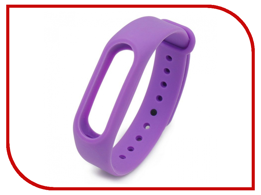 фото Aксессуар Ремешок Xiaomi Mi Band 2 Silicone Purple