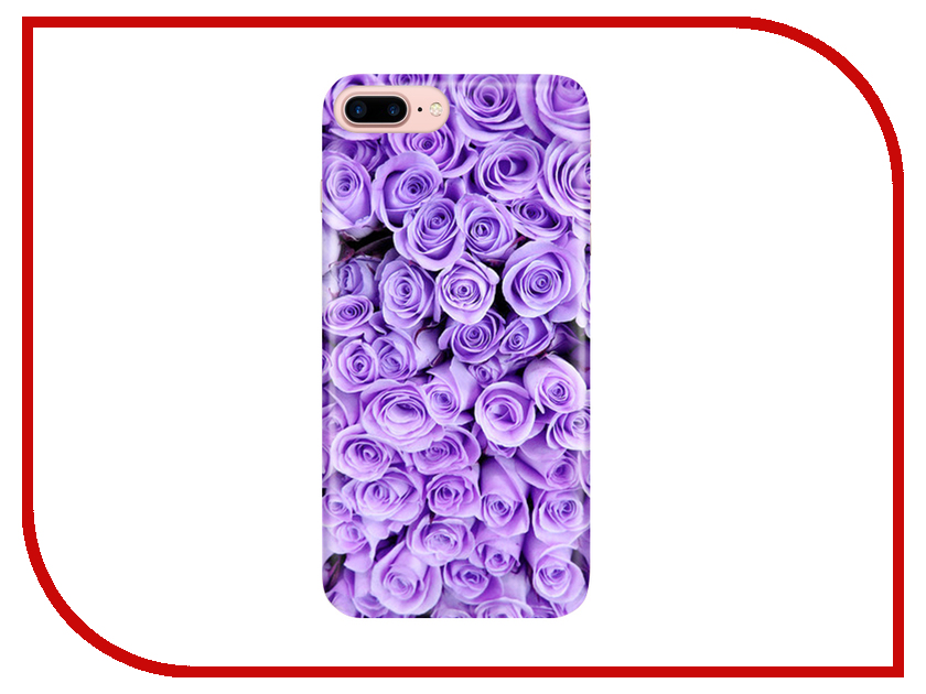 фото Аксессуар Чехол With Love. Moscow для Apple iPhone 7 Plus / 8 Plus Purple Flowers 2079