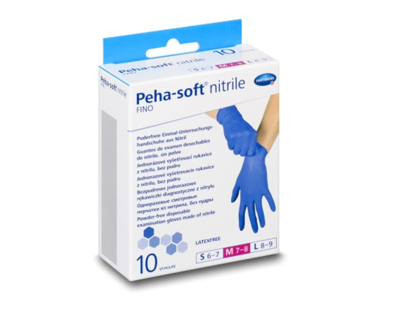 

Перчатки хозяйственные Hartmann Peha-Soft Fino M 10шт 9422211, Fino