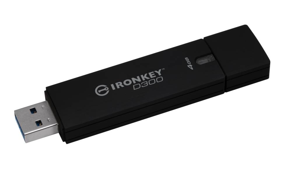 фото USB Flash Drive 4Gb - Kingston IronKey D300 USB 3.0 IKD300/4GB