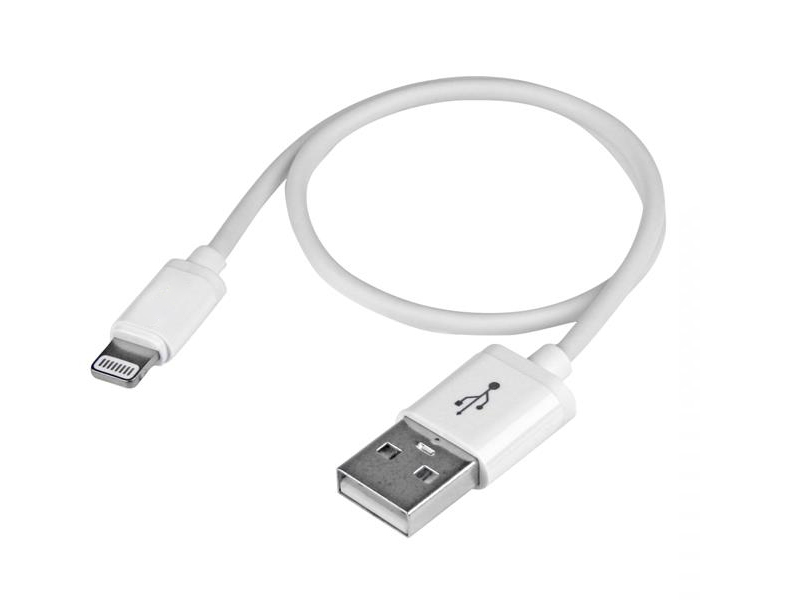 Аксессуар Гарнизон USB AM - Lightning 30cm White GCC-USB2-AP2-0.3M-W